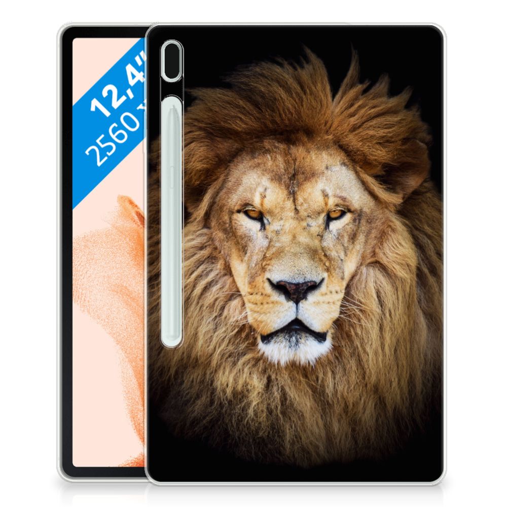 Samsung Galaxy Tab S7FE Back Case Leeuw - B2C Telecom