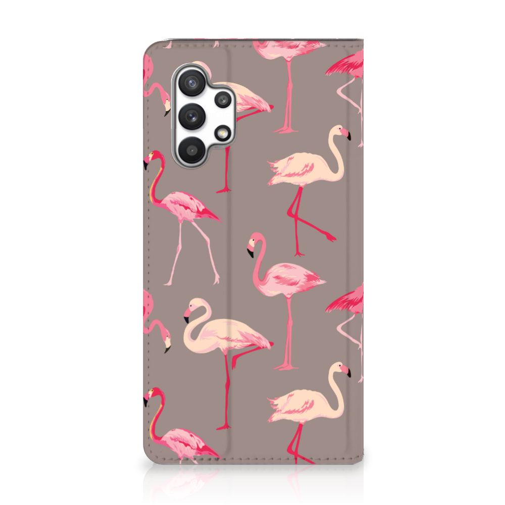 Samsung Galaxy A32 4G | A32 5G Enterprise Editie Hoesje maken Flamingo - B2C Telecom