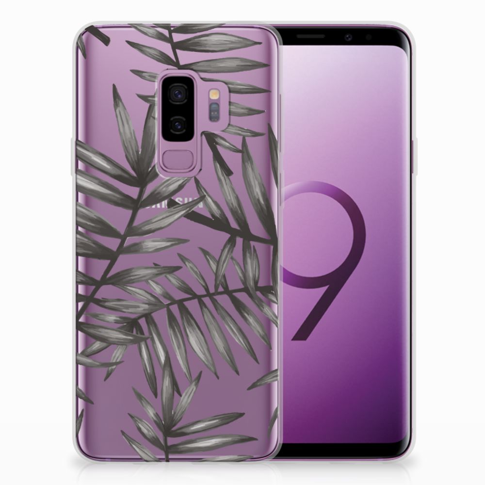 Samsung Galaxy S9 Plus TPU Case Leaves Grey