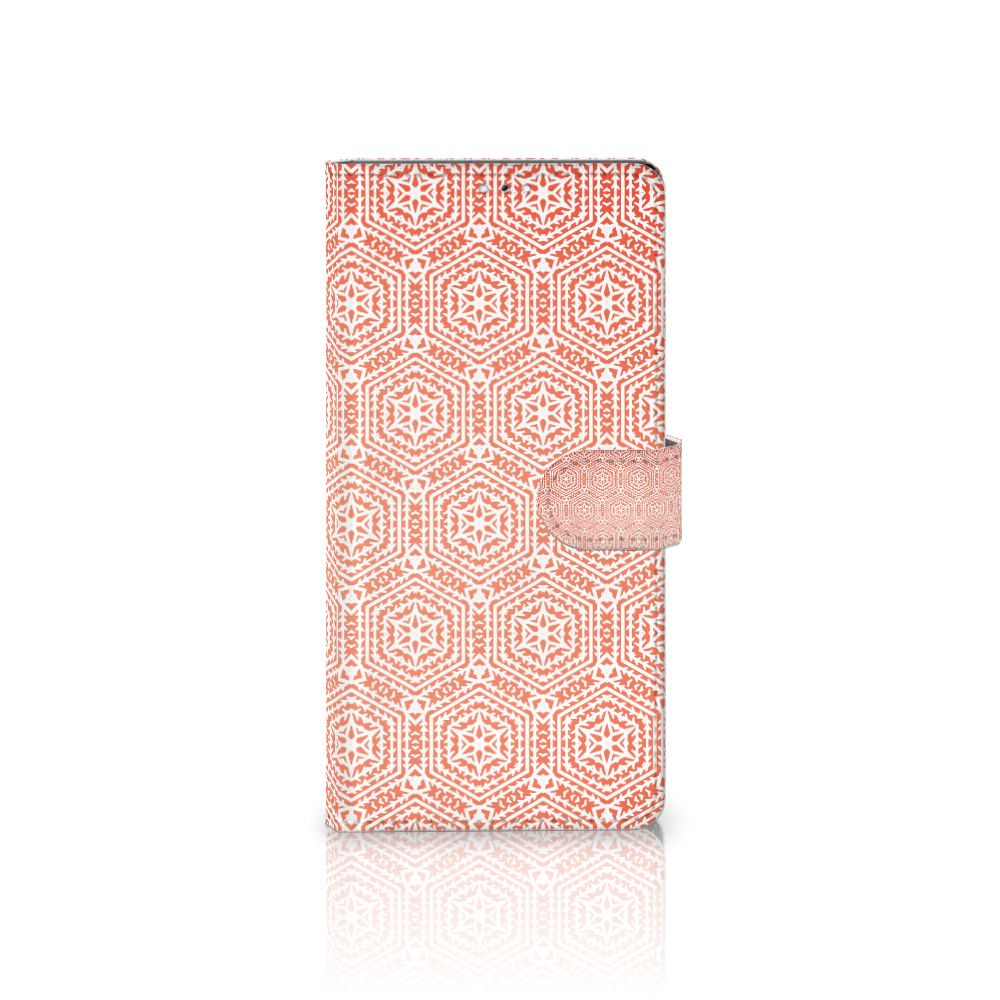 Samsung Galaxy S22 Ultra Telefoon Hoesje Pattern Orange