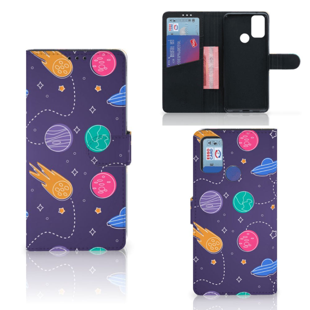 Alcatel 1S (2021) Wallet Case met Pasjes Space