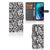 Motorola Moto G51 5G Hoesje Black Flowers