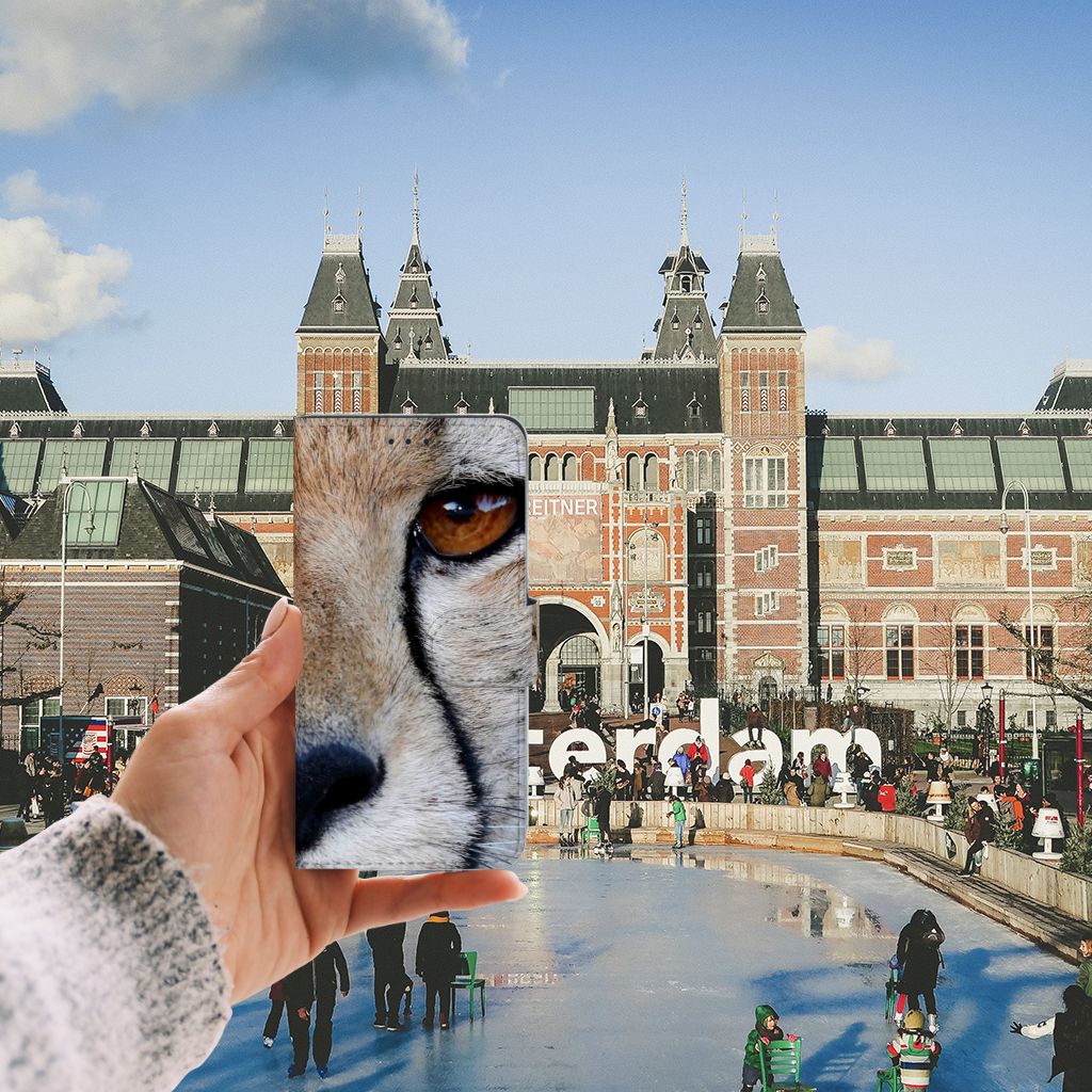 Huawei P10 Lite Telefoonhoesje met Pasjes Cheetah