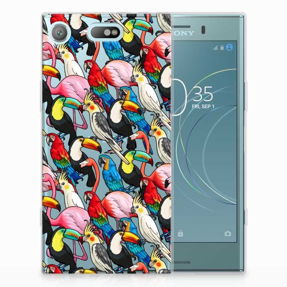 Sony Xperia XZ1 Compact TPU Hoesje Birds