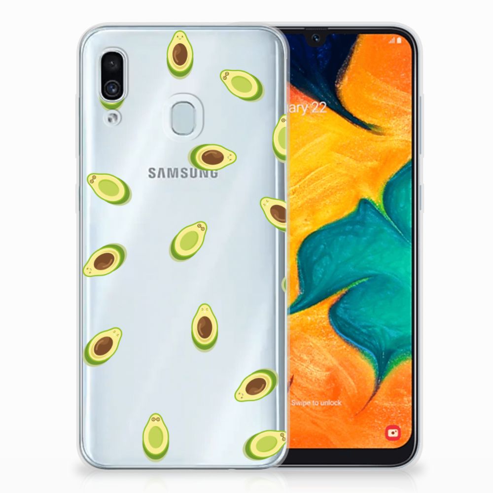 Samsung Galaxy A30 Siliconen Case Avocado