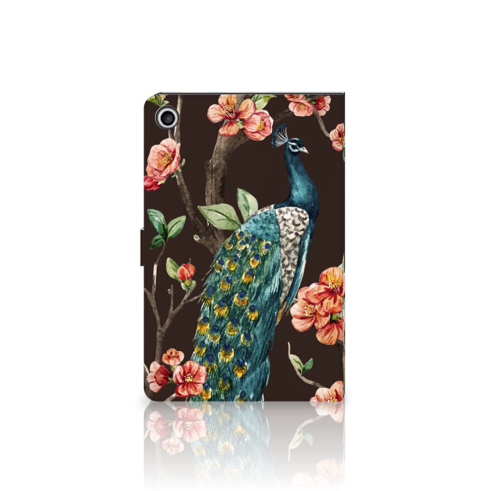 Lenovo Tab M10 Plus 3rd Gen 10.6 inch Flip Case Pauw met Bloemen