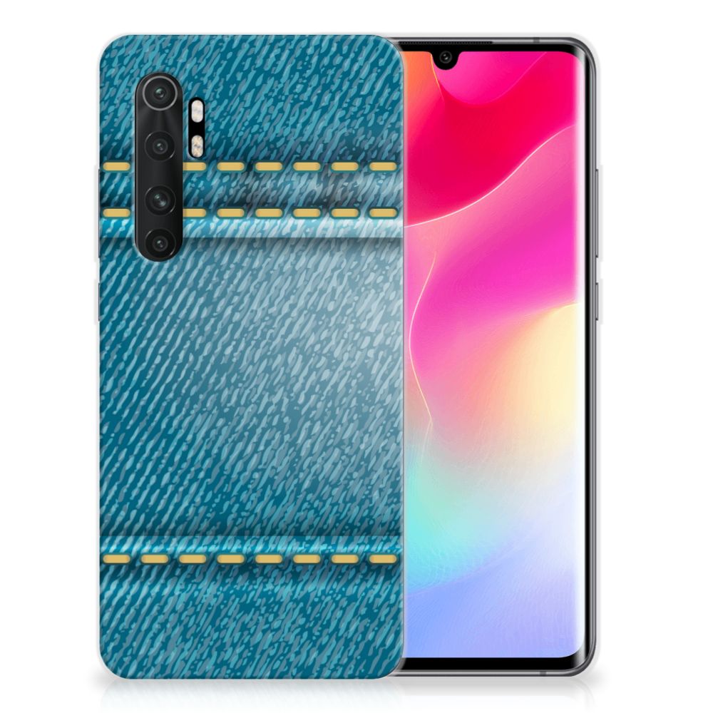 Xiaomi Mi Note 10 Lite Silicone Back Cover Jeans