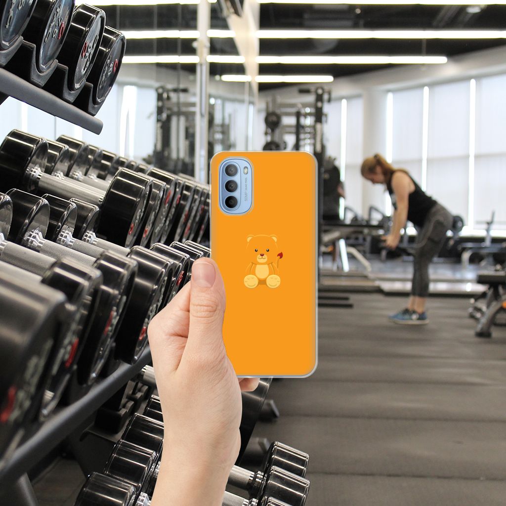 Motorola Moto G31 | G41 Telefoonhoesje met Naam Baby Beer B2C Telecom