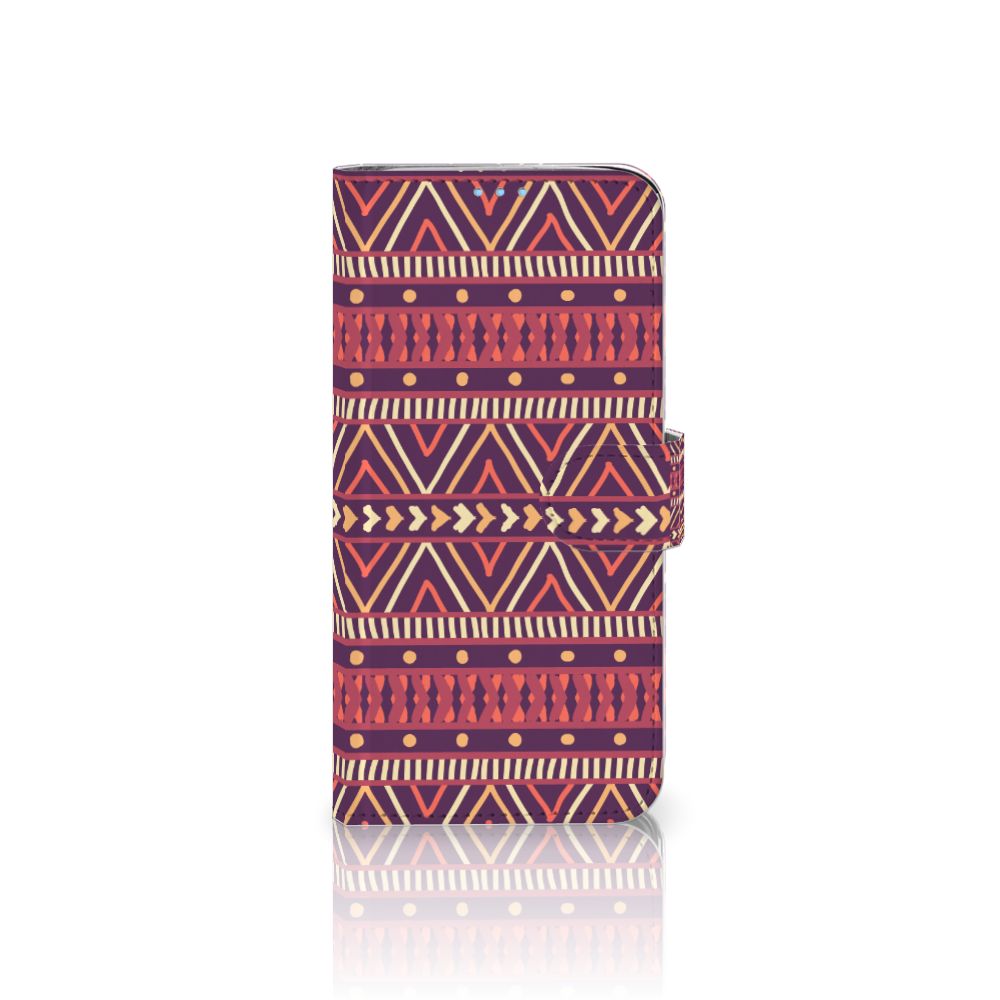 Huawei P40 Lite Telefoon Hoesje Aztec Paars