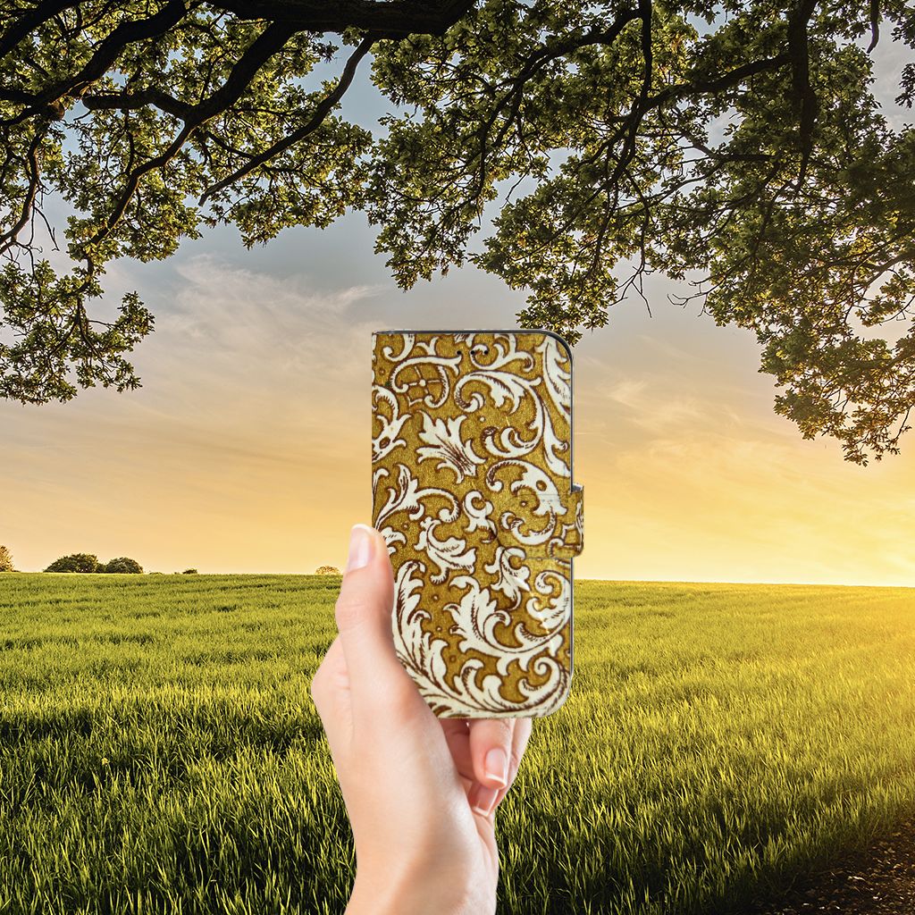 Wallet Case Apple iPhone 13 Barok Goud