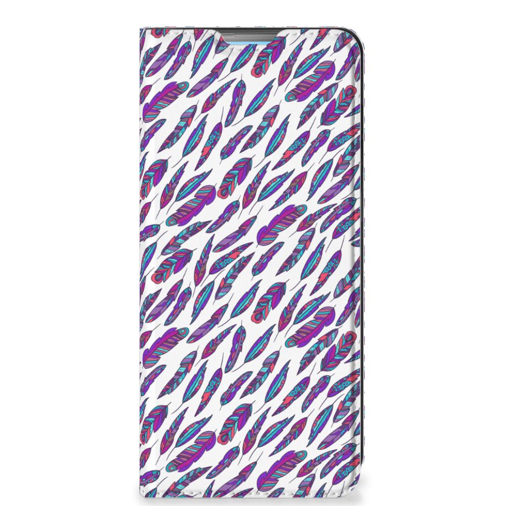 OPPO A74 4G Hoesje met Magneet Feathers Color - B2C Telecom