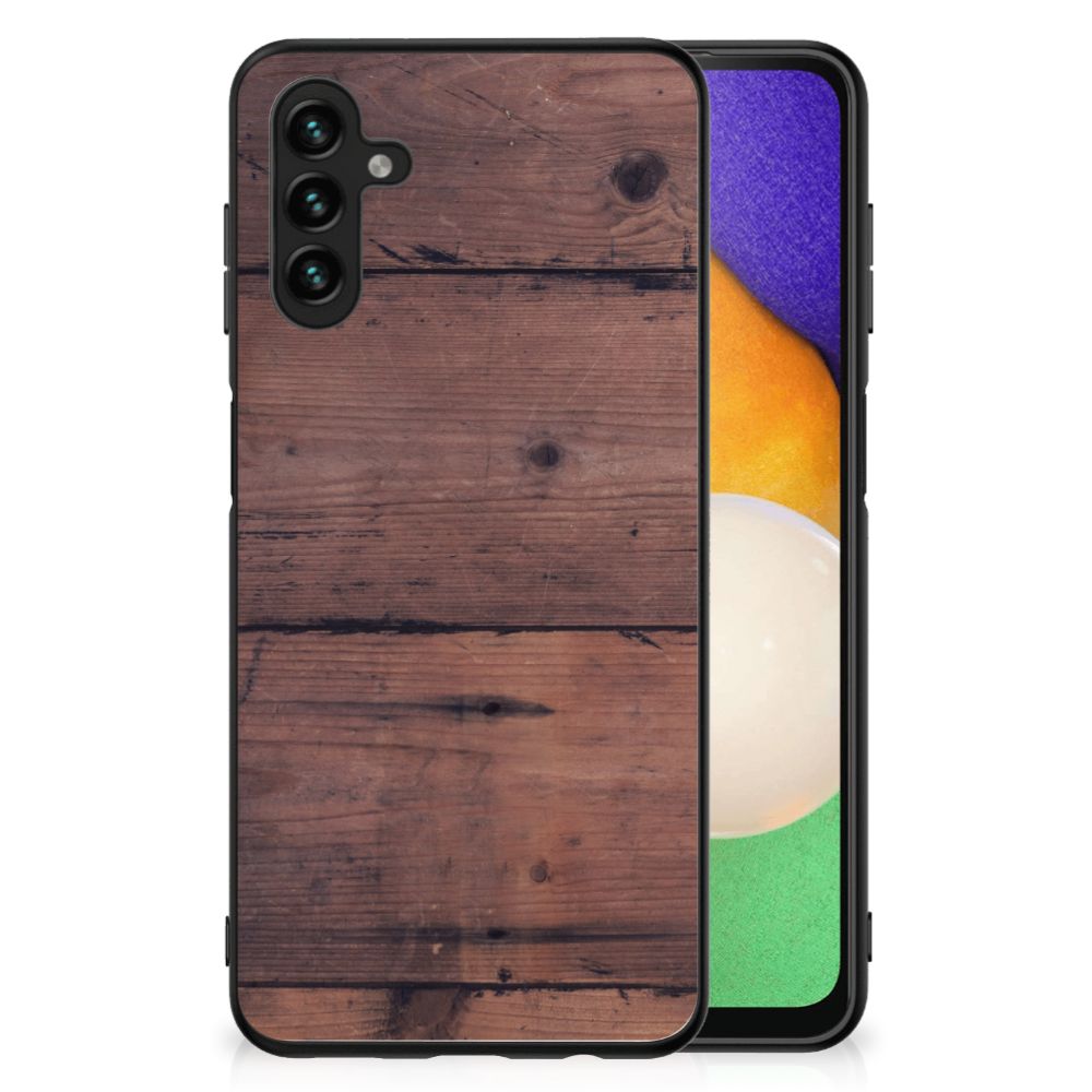 Samsung Galaxy A13 5G | A04s Houten Print Telefoonhoesje Old Wood