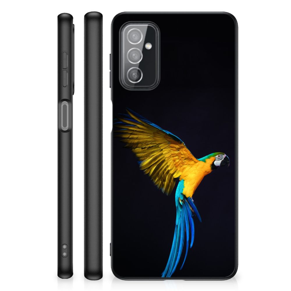 Samsung Galaxy M52 Dierenprint Telefoonhoesje Papegaai B2C Telecom