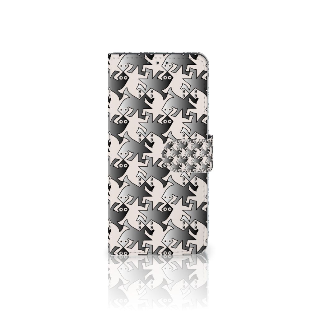 Xiaomi Mi 9 Lite Telefoonhoesje met Pasjes Salamander Grey