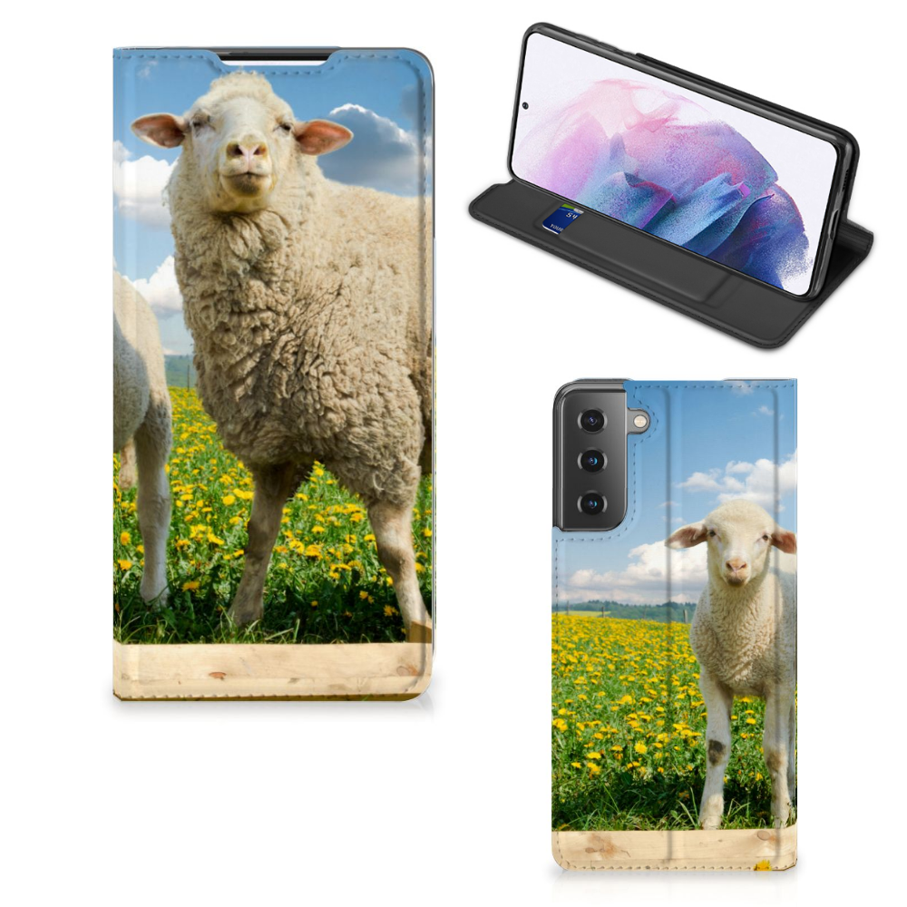 Samsung Galaxy S21 Plus Hoesje maken Schaap en Lammetje - B2C Telecom
