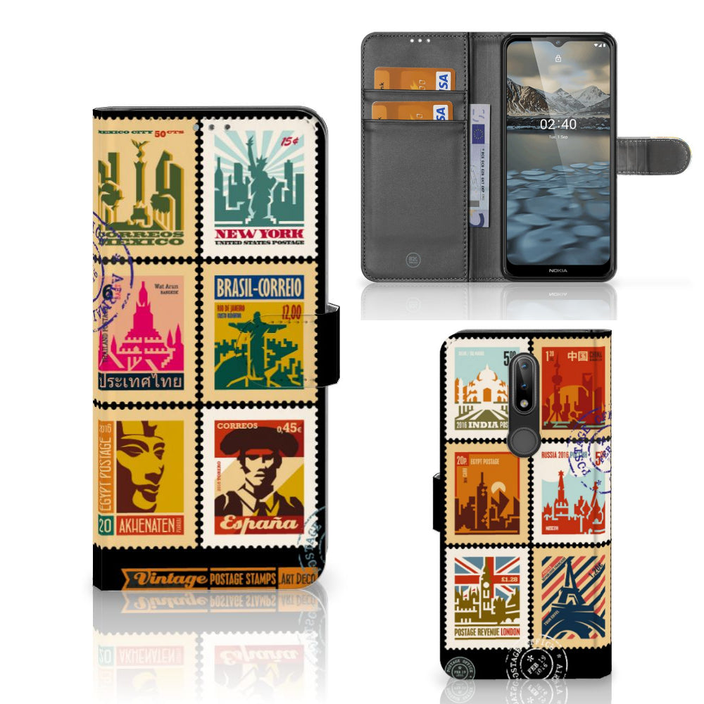 Nokia 2.4 Flip Cover Postzegels