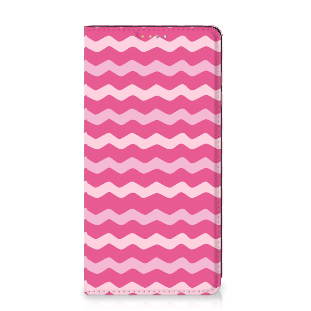 Samsung Galaxy A32 4G | A32 5G Enterprise Editie Hoesje met Magneet Waves Pink - B2C Telecom