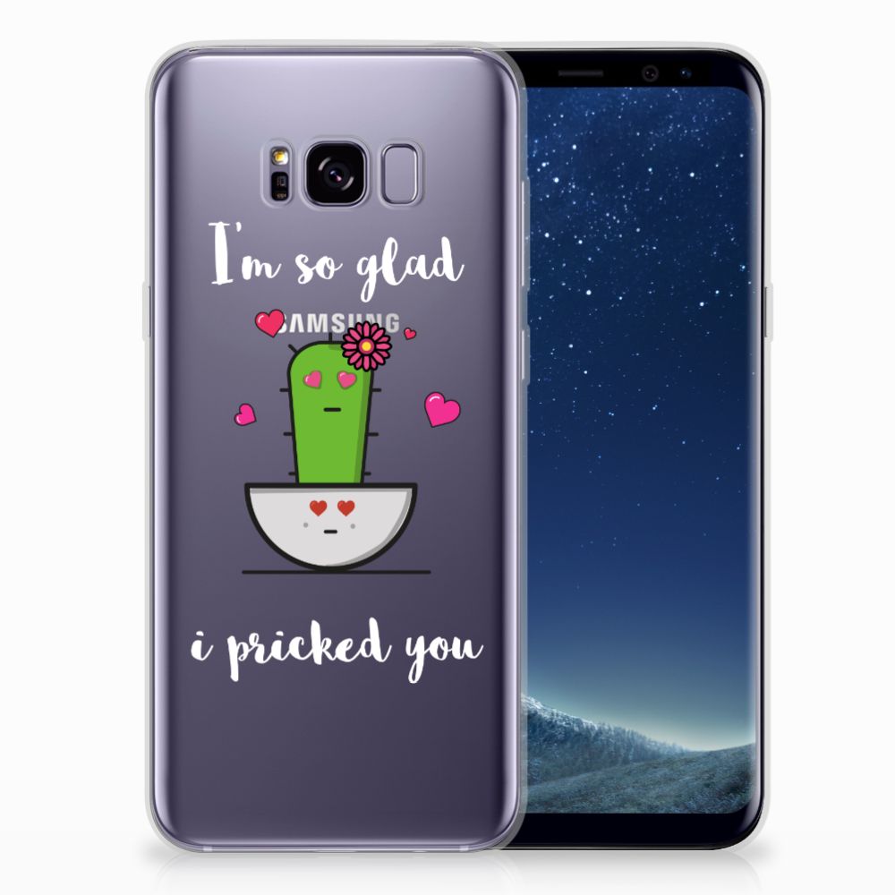 Samsung Galaxy S8 Plus Telefoonhoesje met Naam Cactus Glad