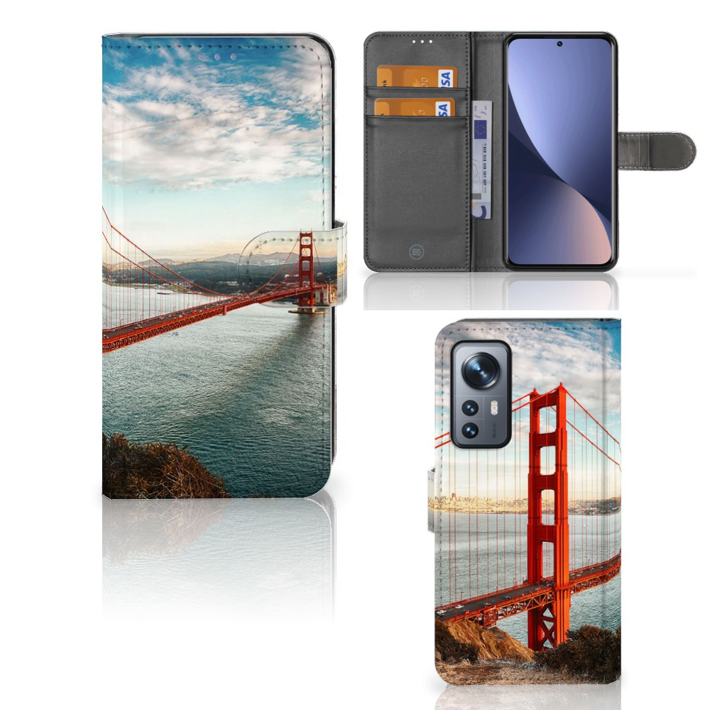 Xiaomi 12 | 12X Flip Cover Golden Gate Bridge