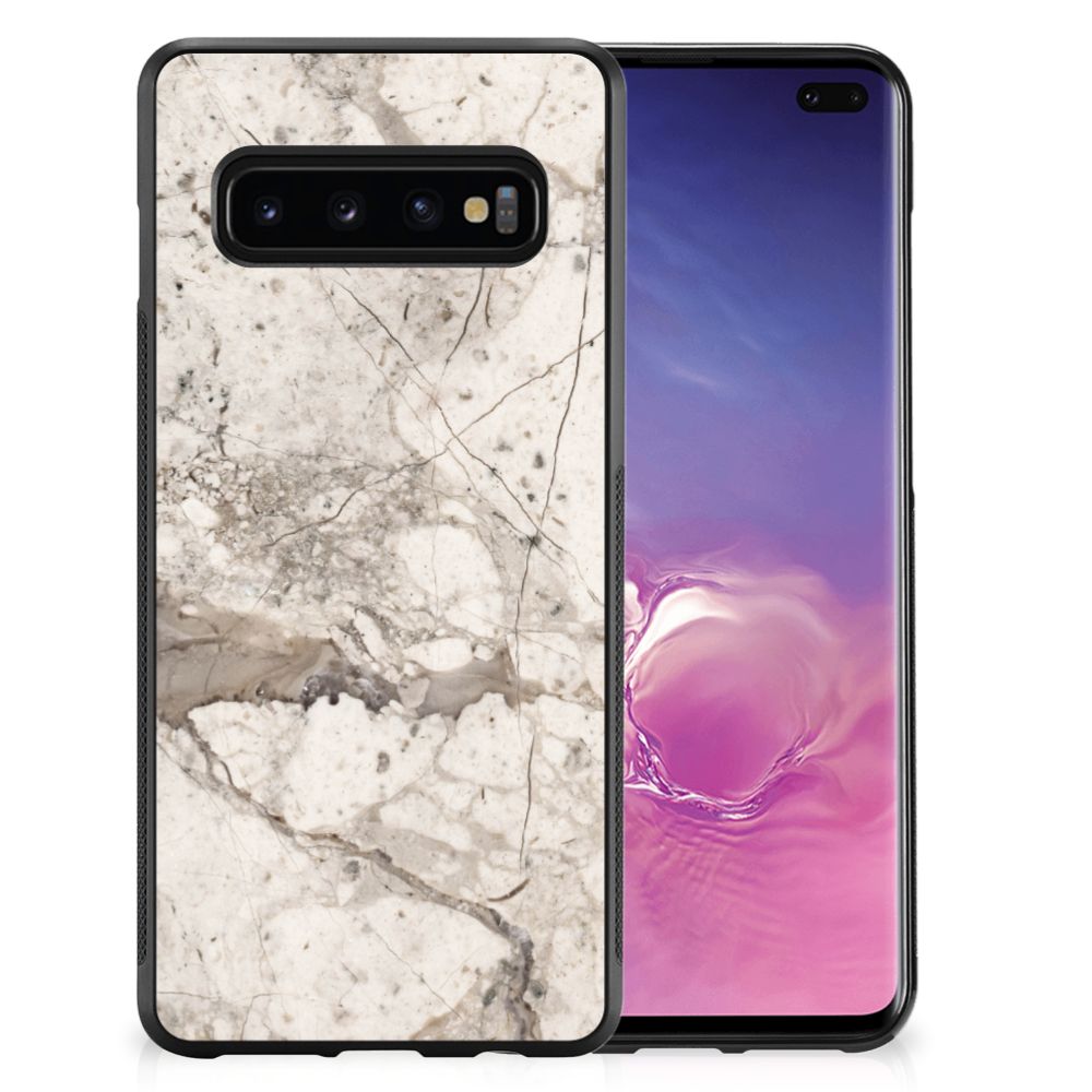 Samsung Galaxy S10+ Gripcase Marmer Beige