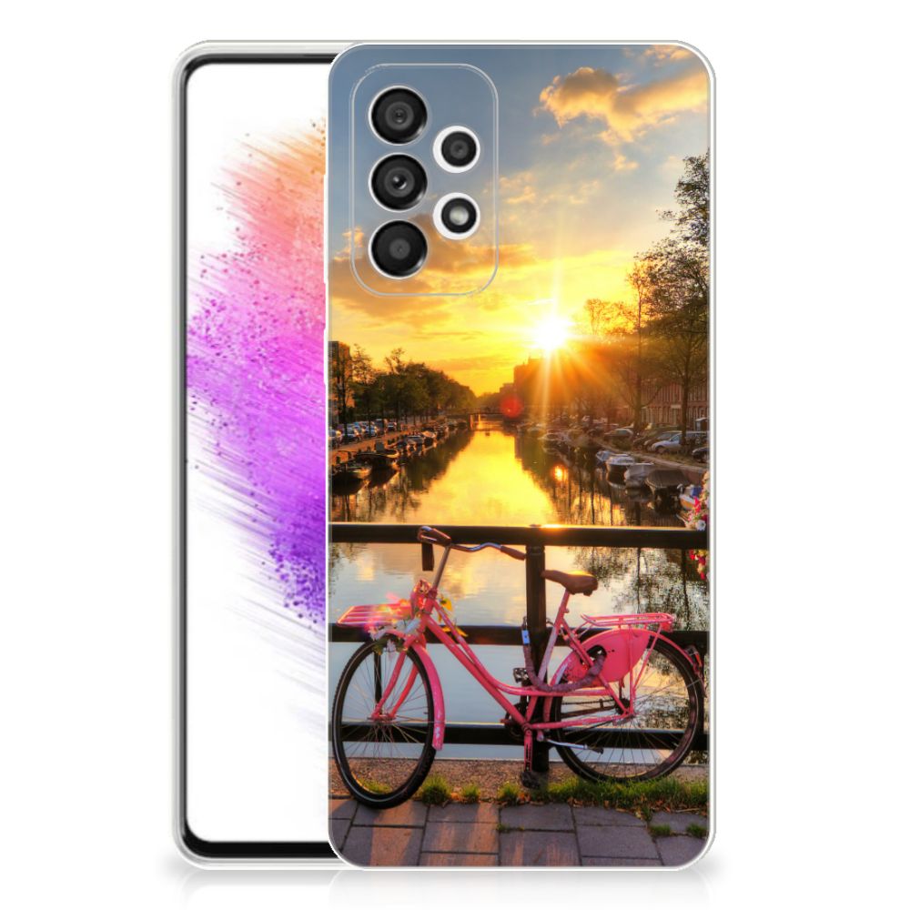 Samsung Galaxy A73 5G Siliconen Back Cover Amsterdamse Grachten B2C Telecom