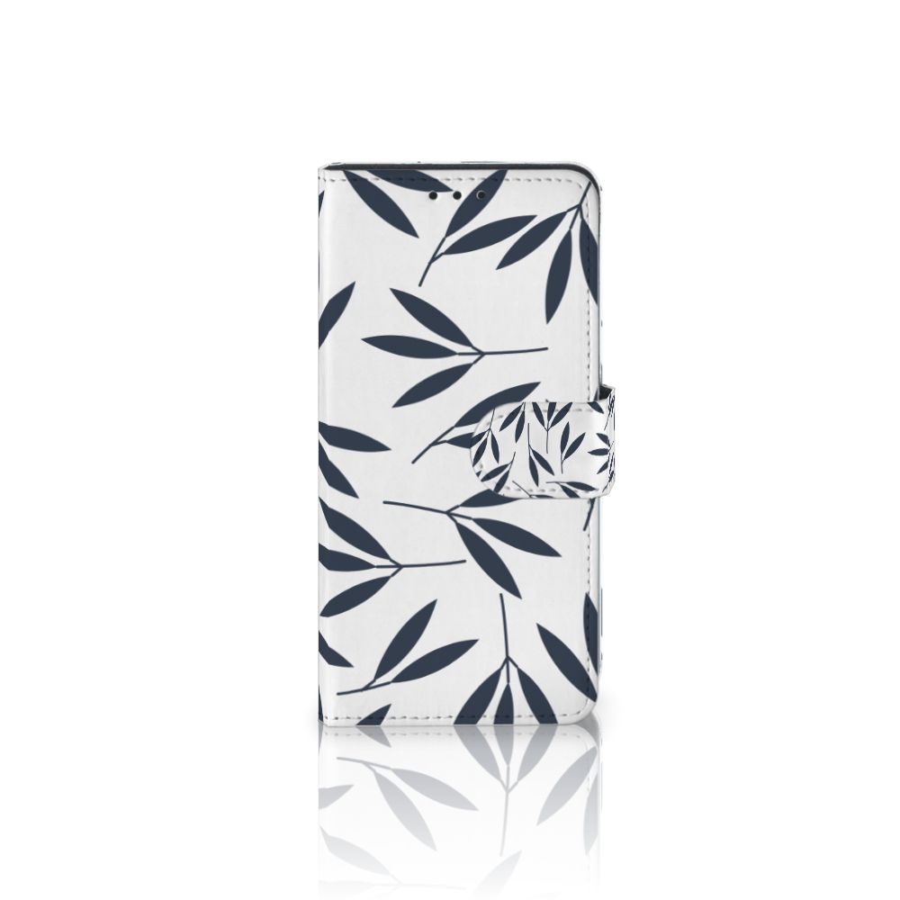 Huawei P40 Hoesje Leaves Blue