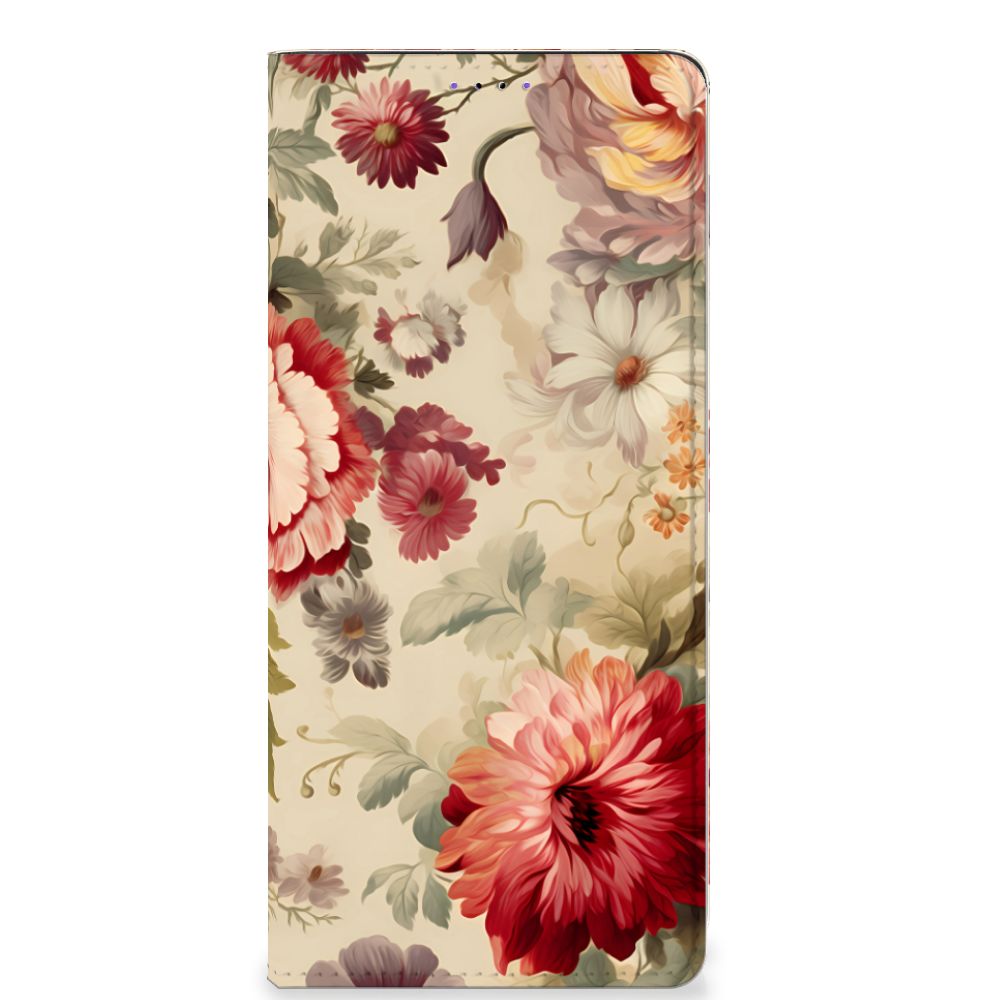 Smart Cover voor Samsung Galaxy A22 5G Bloemen