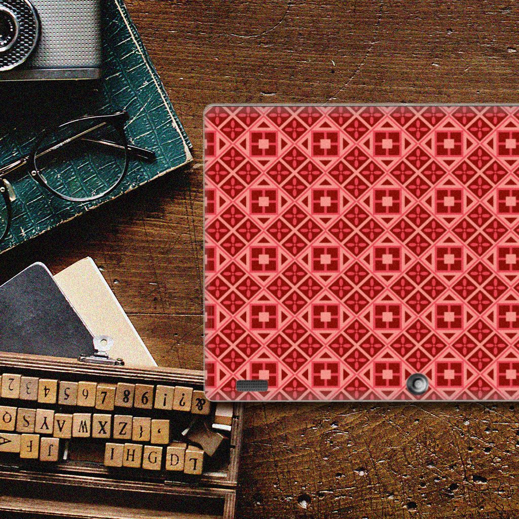 Lenovo Tab 10 | Tab 2 A10-30 Hippe Hoes Batik Rood - B2C Telecom