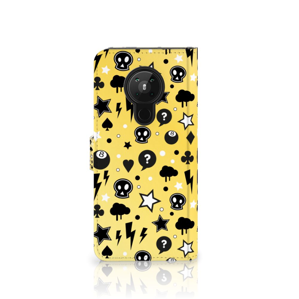 Telefoonhoesje met Naam Nokia 5.3 Punk Geel