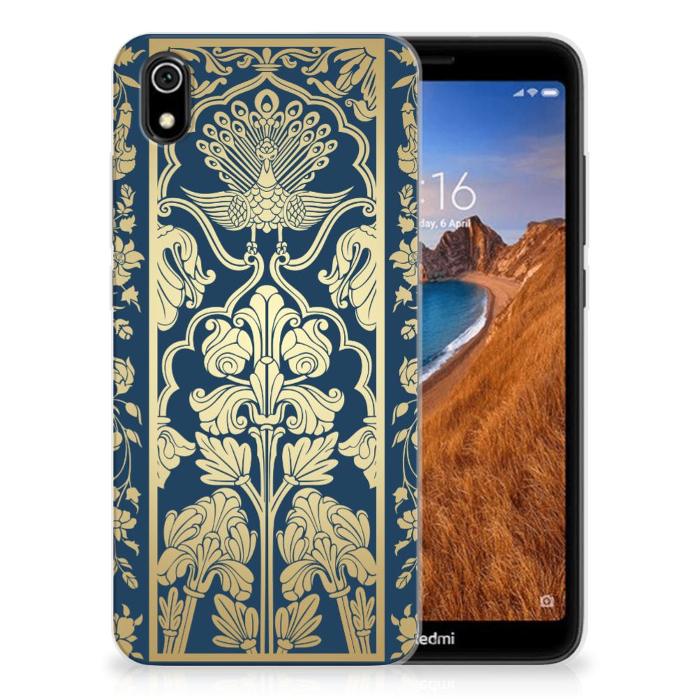 Xiaomi Redmi 7A TPU Case Beige Flowers