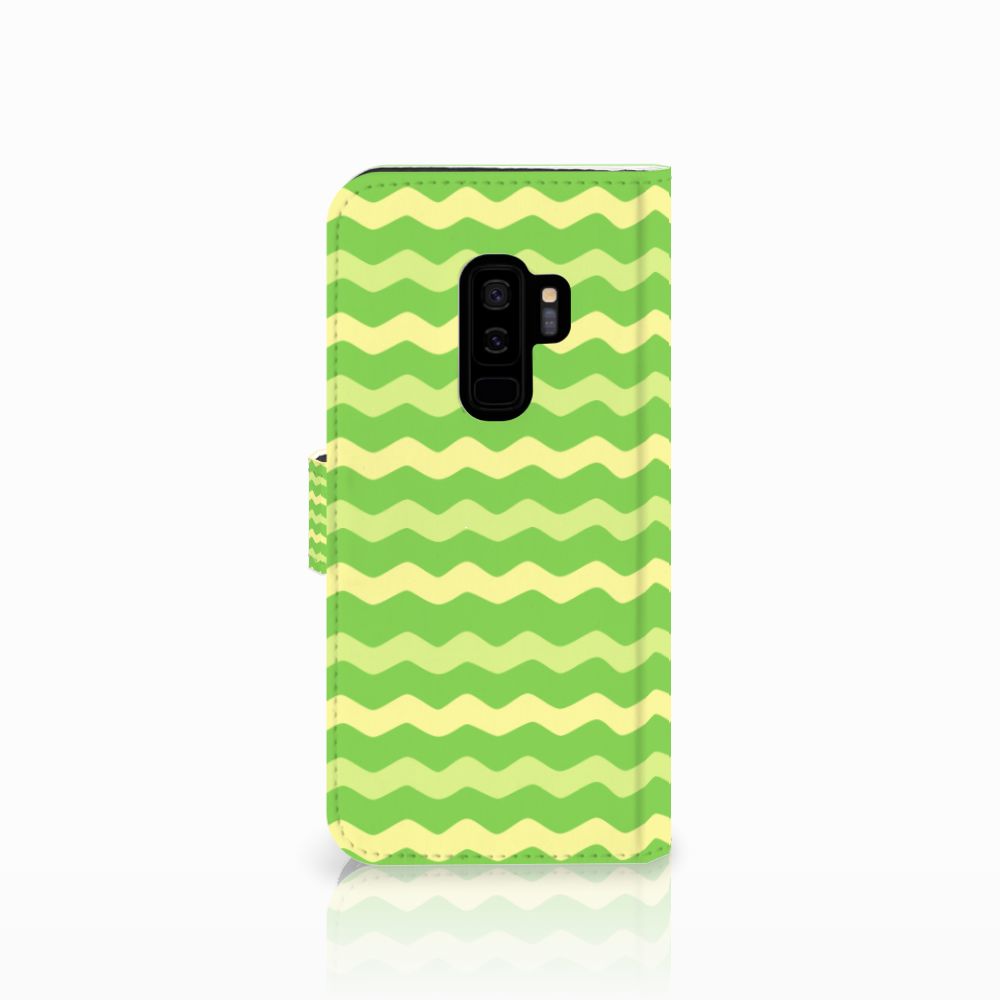 Samsung Galaxy S9 Plus Telefoon Hoesje Waves Green