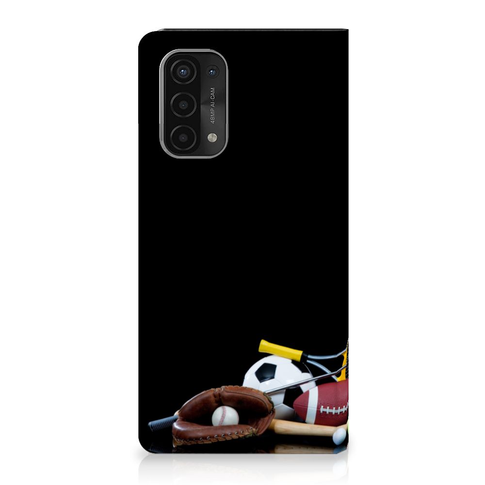 OPPO A54 5G | A74 5G | A93 5G Hippe Standcase Sports with sports equipment design