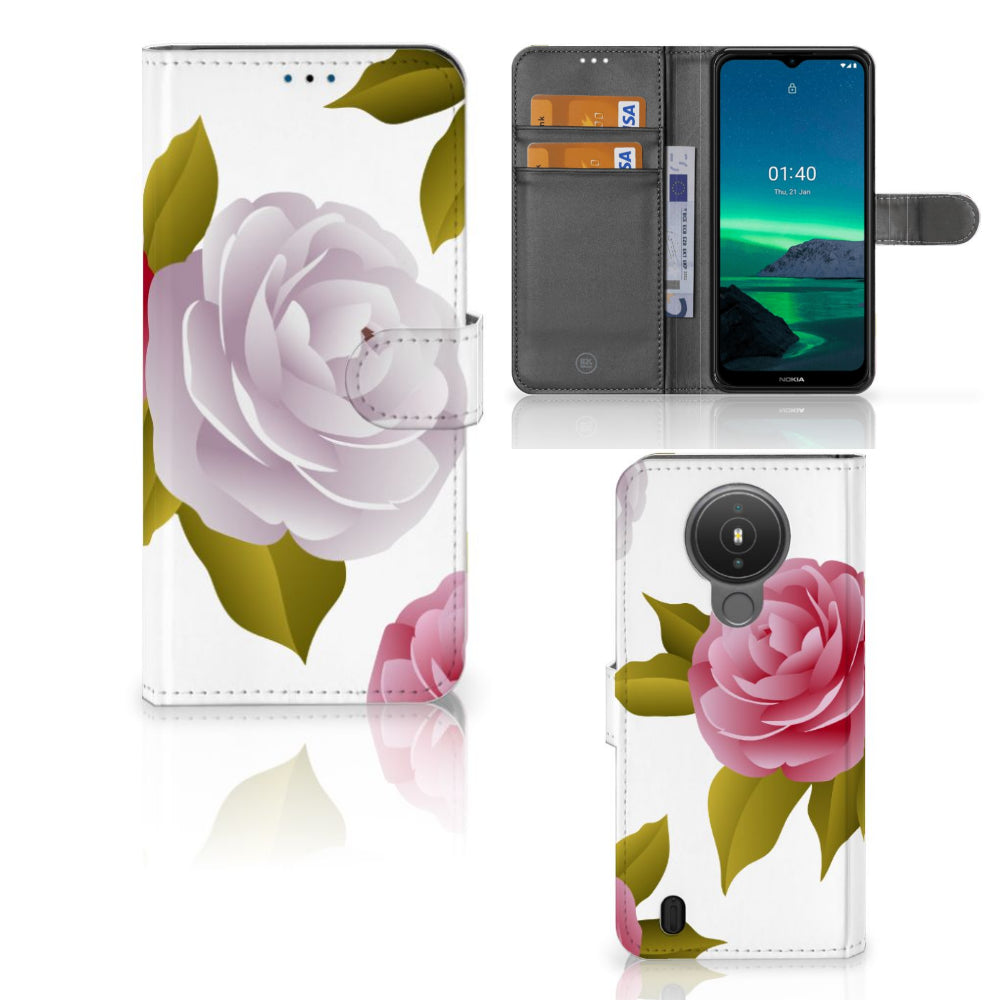 Nokia 1.4 Hoesje Roses