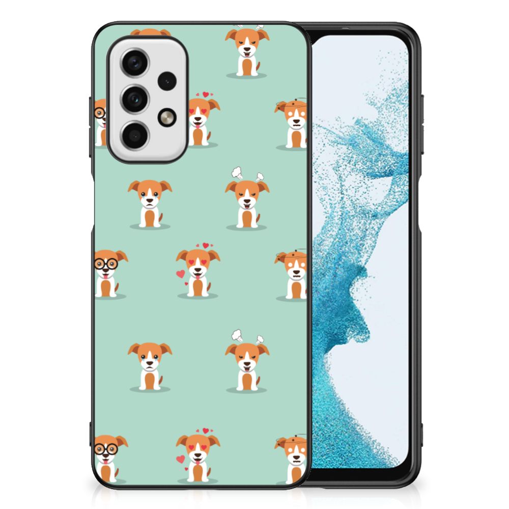 Samsung Galaxy A23 Dierenprint Telefoonhoesje Pups B2C Telecom