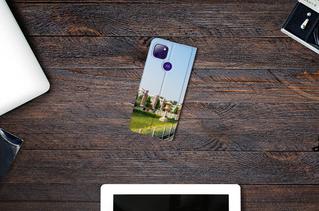Motorola Moto G9 Power Book Cover Boeddha - B2C Telecom