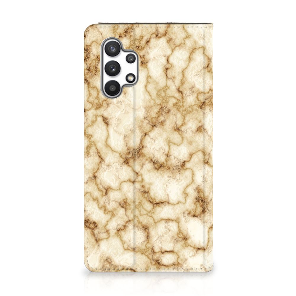 Samsung Galaxy A32 4G | A32 5G Enterprise Editie Standcase Marmer Goud - B2C Telecom