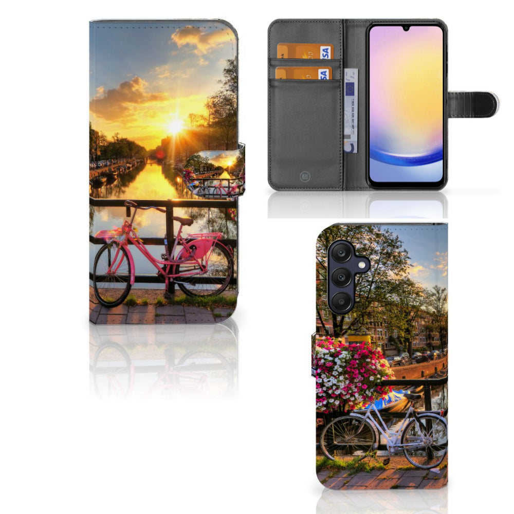 Samsung Galaxy A25 Flip Cover Amsterdamse Grachten