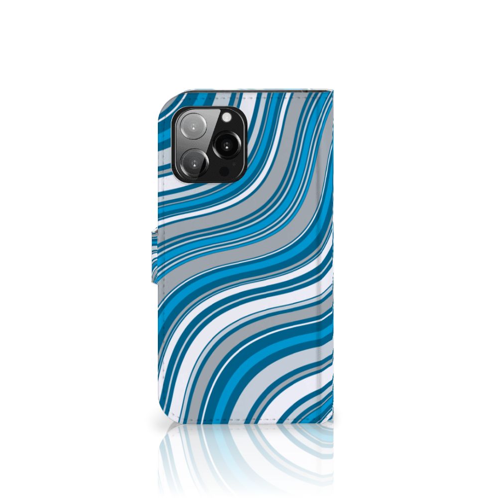 iPhone 13 Pro Max Telefoon Hoesje Waves Blue