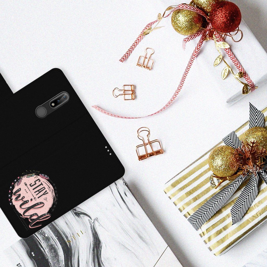 Nokia 2.4 Leuk Hoesje Boho Stay Wild