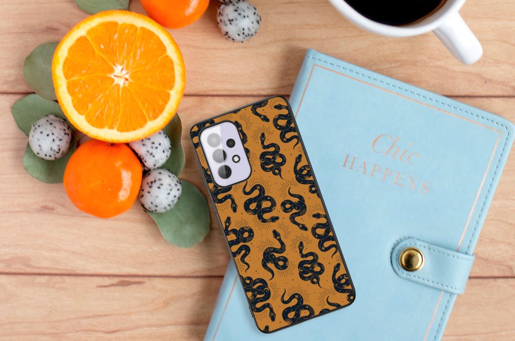 Dierenprint Telefoonhoesje voor Samsung Galaxy A33 5G Snakes B2C Telecom