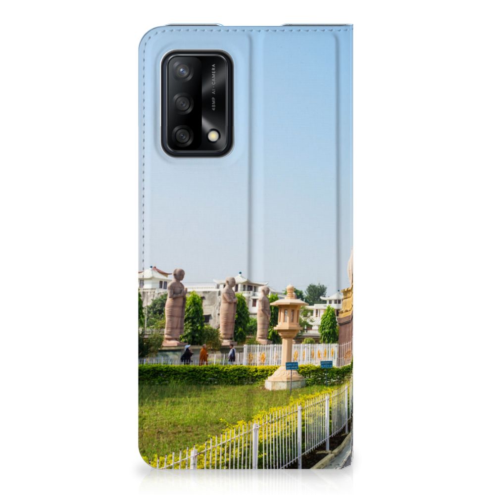 OPPO A74 4G Book Cover Boeddha - B2C Telecom