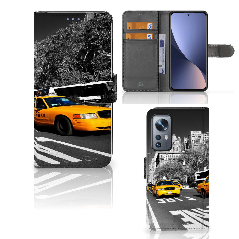 Xiaomi 12 | 12X Flip Cover New York Taxi