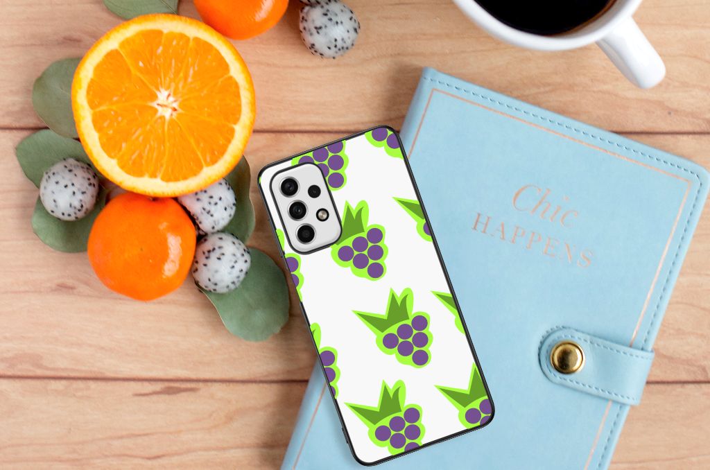Samsung Galaxy A23 Back Cover Hoesje Druiven B2C Telecom