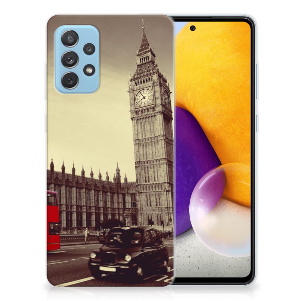 Samsung Galaxy A72 Siliconen Back Cover Londen