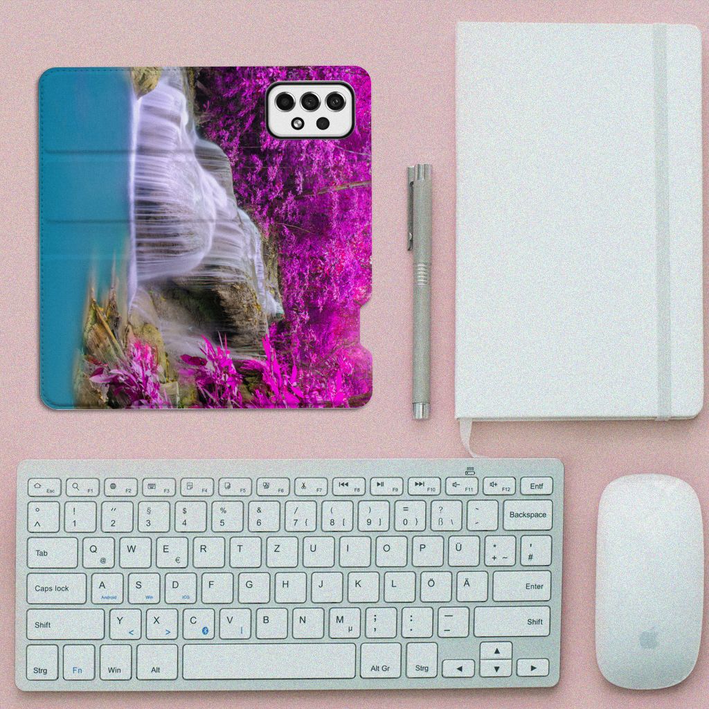 Samsung Galaxy A73 Book Cover Waterval - B2C Telecom