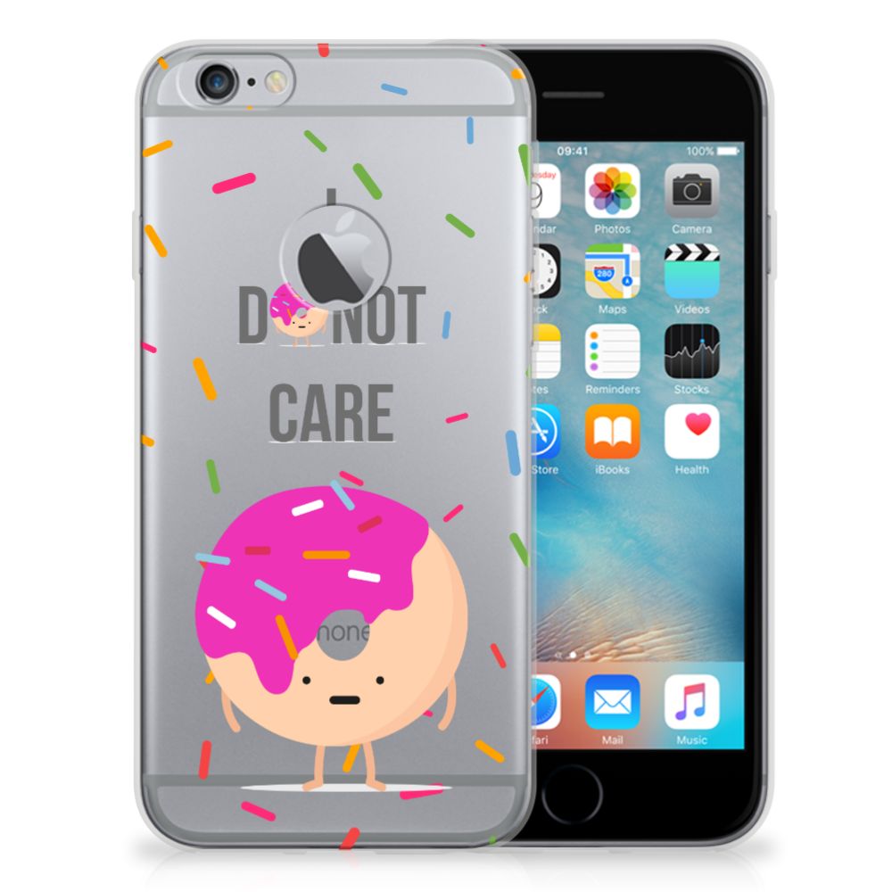 Apple iPhone 6 Plus | 6s Plus Siliconen Case Donut Roze