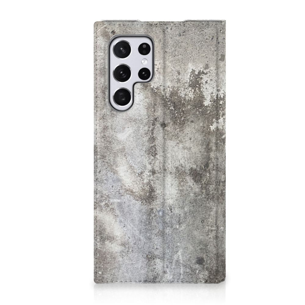 Samsung Galaxy S22 Ultra Standcase Beton Print - B2C Telecom