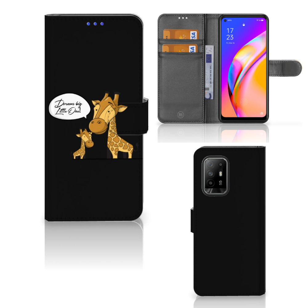 OPPO Reno5 Z | A94 5G Leuk Hoesje Giraffe