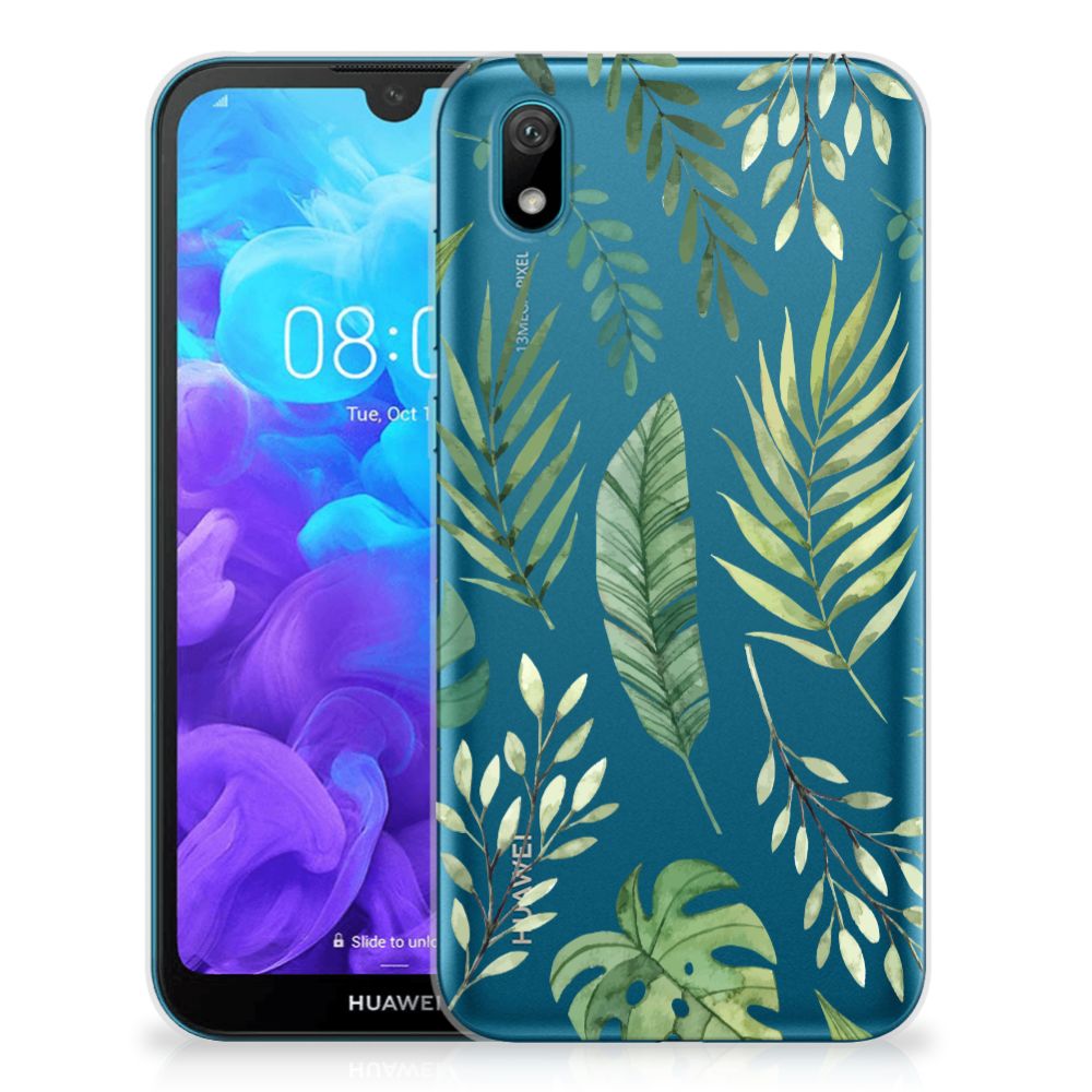 Huawei Y5 (2019) TPU Case Leaves