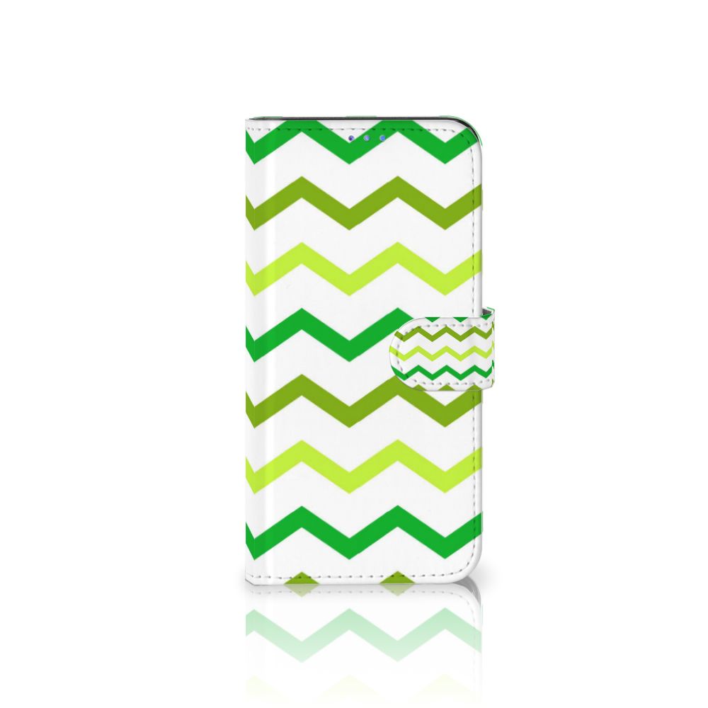 Motorola Moto G Pro Telefoon Hoesje Zigzag Groen
